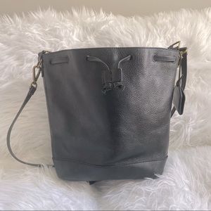 Madewell Lafayette Leather Bucket Bag